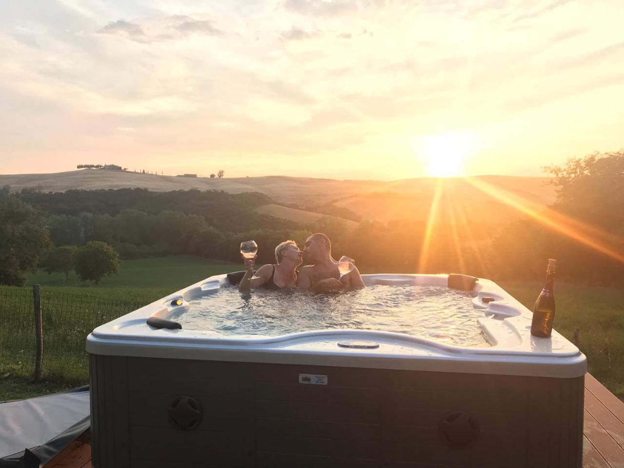 Agriturismo Bagnolo Pienza Bagian luar foto